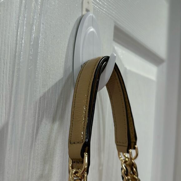 MICHAEL KORS PATENT SLOAN BAG BEIGE - Picture 11 of 14